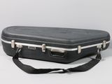 a black case that is sitting on a white table