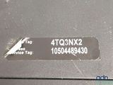 a sticker on the back of a laptop computer