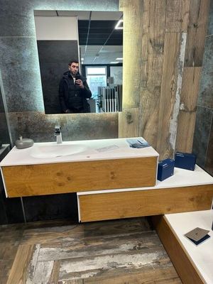 1 Meuble évier de salle de bain en 3 éléments - Photo 1