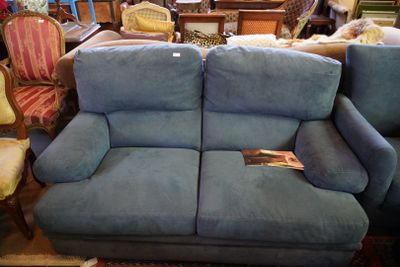 Canapé bleu Travail contemporain