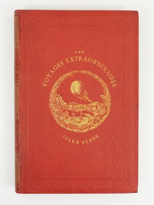 un livre rouge sur lequel est posé un oiseau, sur un fond blanc