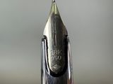 a close up view of a fountain pen with a nib