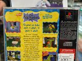 a box of nintendo 64 games on display in a store