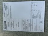 a close up of a piece of paper on a table