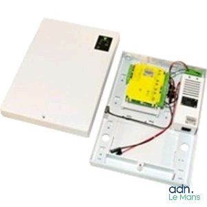 an image of a white electronic device sitting on top of a white surface