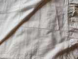 a close up of a piece of cloth on a table