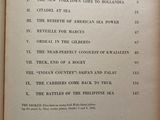 an open book with a list of contents in it