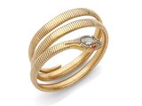 une bague en forme de serpent en or 18 carats, signée Cartier