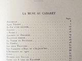 an open book with a list of items on it