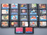 a lot of video games on the table together