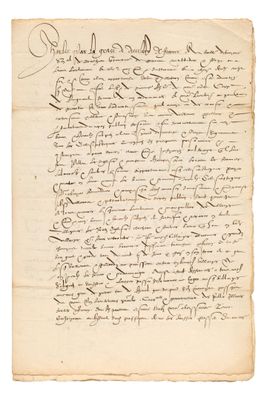 un ancien manuscrit comportant des inscriptions sur fond blanc