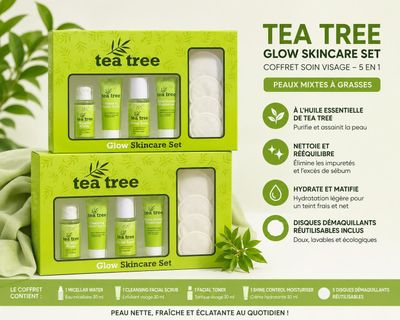 Coffret de soins « Tea Tree Glow »