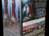 a close up of a box with a superman movie on it