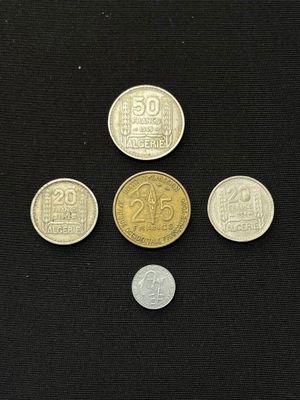 [Numismatique]. [Afrique].LOT de pièces comprenant :