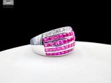an image of a pink and white diamond ring