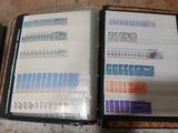 a binder that has a bunch of different stamps on it