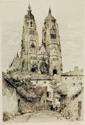 FORGET. Charles FORGET (1886-1960) d'après "St Nicolas du Po…