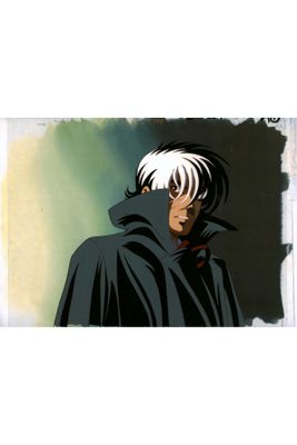 an image of a man with white hair wearing a black cloak