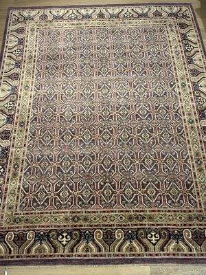Tapis zigler afghan couleur violet et beige 300 x 250