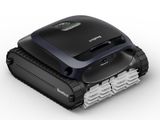 a robotic pool cleaner is shown on a white surface