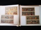 a book with pictures of christmas figurines on it