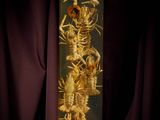 an image of a skeleton in a glass case