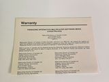 a picture of a warrant card on a white table