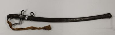 Sabre d'artillerie allemande modèle 1848, monture tout acier…