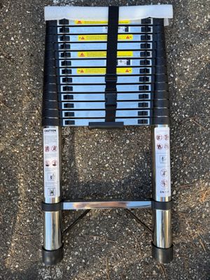 a close up of a pair of ladders on the ground