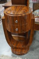 Jolie table d'appoint de style Art déco - avec 2 tiroirs - H…