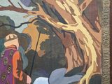 an image of a painting of a man standing in front of a tree