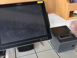 a tablet computer sitting on top of a counter