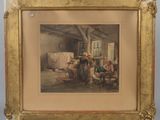 an image of a painting of a group of people in a room