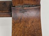 an image of a close up of a wooden table with a wooden top