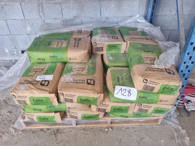 many boxes that are sitting on a pallet