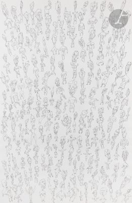 an image of a drawing of a bunch of people on a sheet of paper