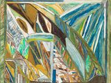 une image représentant une peinture représentant une photo d'une plante dans un vase