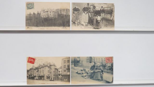 Aubusson : Lot de 4cpa : AAA 74 (carte rare), 109, 164 (petit man...