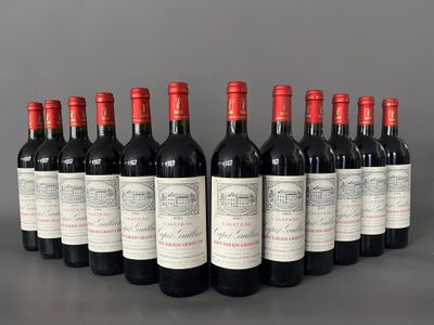 a group of bottles of wine sitting on top of a table