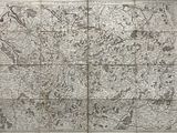 an old map of the country of england with its borders in grey
