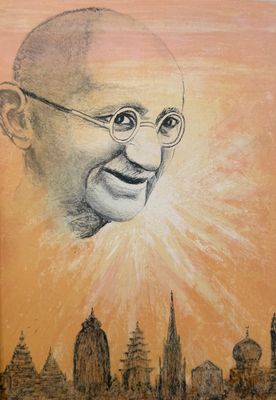 [GANDHI] HERBERT (Jean). Lettres à l'Ashram. Bièvres, Pierre…