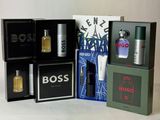 many different types of men ' s perfumes in the box