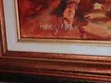 a picture of a painting on the wall of a room