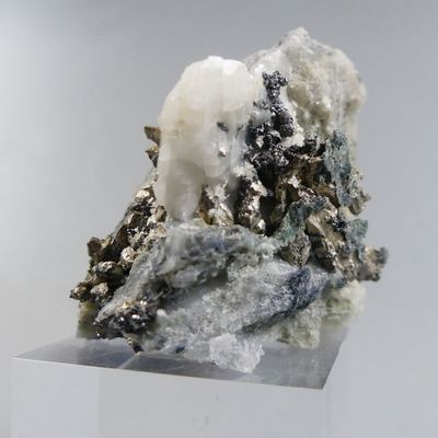 Minéraux de collection. Argent natif, Maroc.