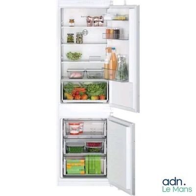 an image of a refrigerator with the door open