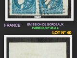 two different stamps with a picture of a woman and a man on them