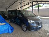 a van that is parked in a garage