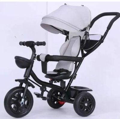 an image of a tricycle with a baby seat