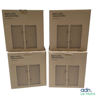 three boxes of apple air purifier sitting on top of each other
