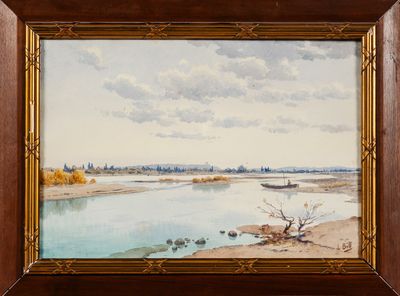 Lina BILL (1855-1936) : La rivières. - Photo 1